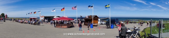 Pfingsten an der Seebrücke am Schönberger Strand