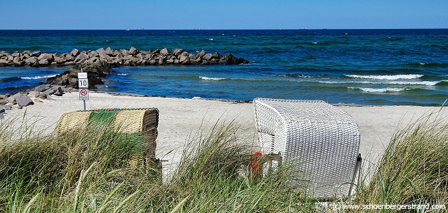 Blick aus dem Strandkorb