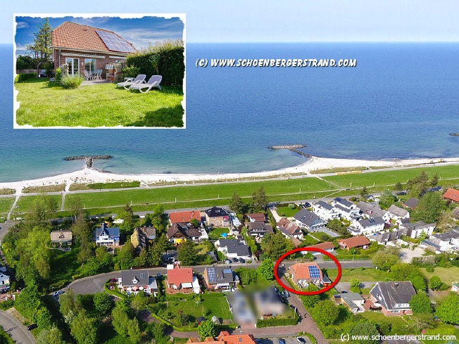 Lage des Ferienhauses in Kalifornien