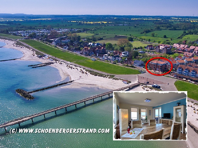 Lage am Schönberger Strand in der Promenade