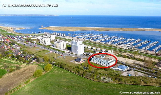Lage der Fewo in Marina Wendtorf