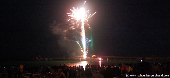 Feuerwerk Seebrücke Schönberger Strand