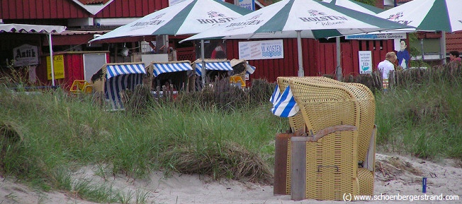 Fischerhütten am Schönberger Strand