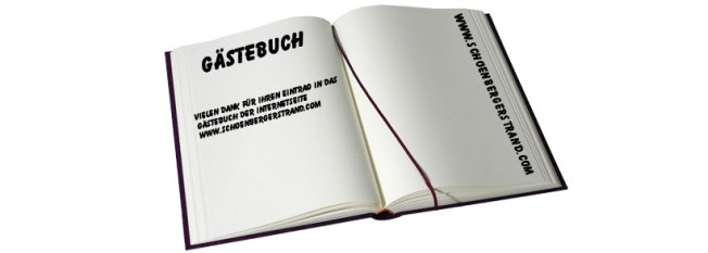 Gästebuch Schönberger Strand