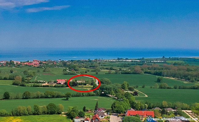 Lage zwischen Neuschönberg und Schönberger Strand