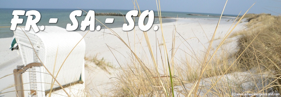 Kurzurlaub an der Ostsee - Wochenendurlaub am Schönberger Strand