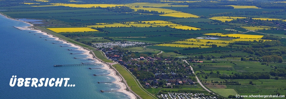 Ferienwohnungen Lageplan und Übersicht Schönberger Strand