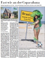 Fast wie an der Copacabana - Public Viewing Schönberg Brasilien