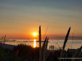 Kalifornischer Abend mit Sonnenuntergang