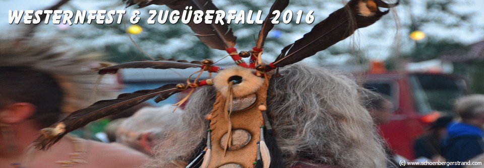 Westernfest und Zugüberfall 2016 Schönberger Strand