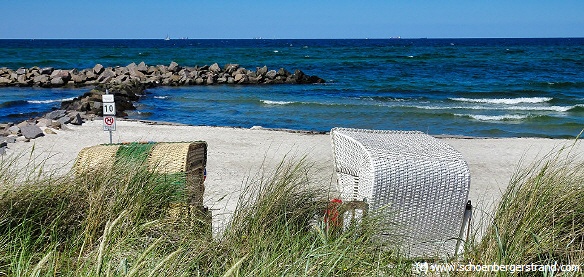 Blick aus dem Strandkorb