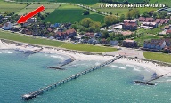 Lage am Schönberger Strand Ferienhaus Onkel Willi