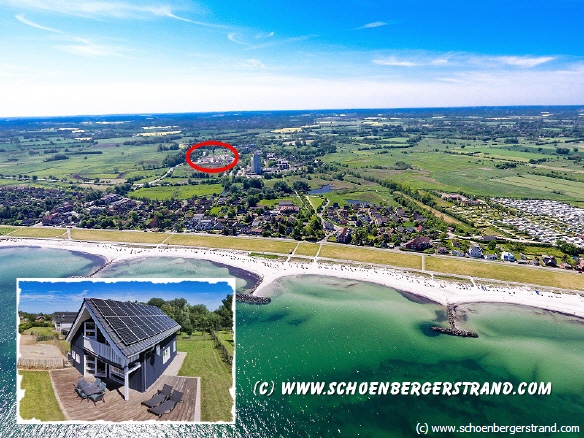 Ferienhaus Deichkrone Lage in Schönberg Holm