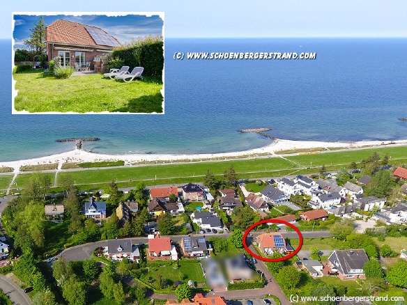 Lage des Ferienhauses in Kalifornien