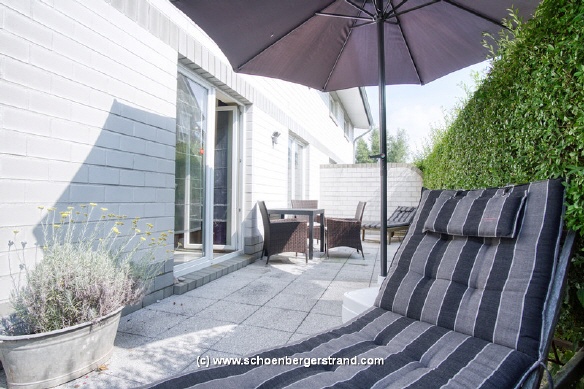 Terrasse Ferienwohnung Haselstieg Steuerbord