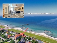 Ferienwohnung Möwennest 34 Lage am Strand