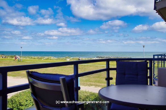 Meerblick vom Balkon