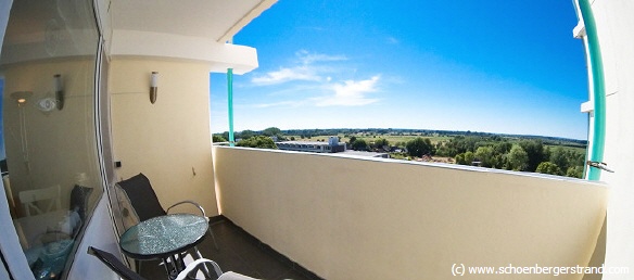 Balkon Ferienwohnung Delfin 710