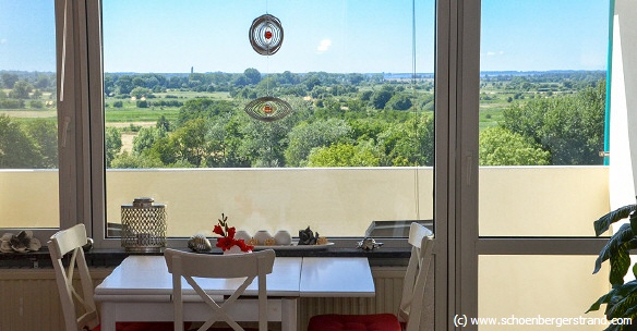 Blick aus der Ferienwohnung