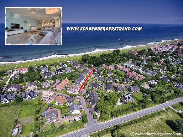 Lage Ferienwohnung Lounis am Schönberger Strand