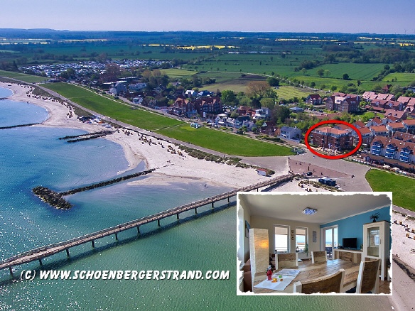 Lage am Schönberger Strand in der Promenade