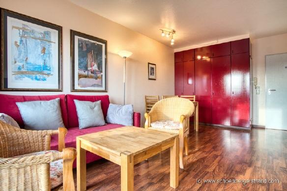 Wohnzimmer Ferienwohnung Panorama 23