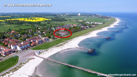 Lage am Schönberger Strand
