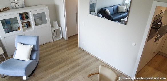Fewo Smilla Übersicht Wohnzimmer