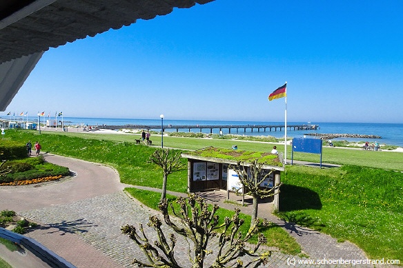 Meerblick aus dem Fenster