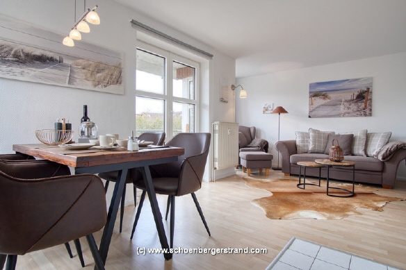 Blick in den Wohnraum