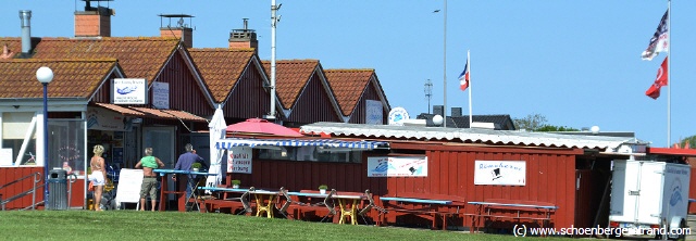 Panoramafoto Fischerhütten Schönberger Strand