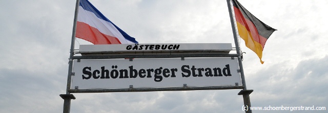 Gästebuch für Urlauber am Schönberger Strand