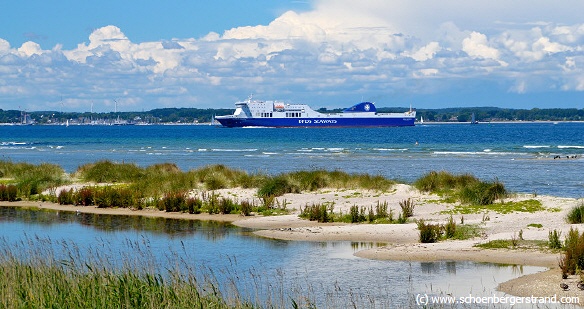 Einfahrt in die Kieler Förde Höhe Laboe