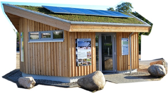 Eingang Klimapavillon