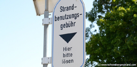 Kurtaxeautomat am Deich