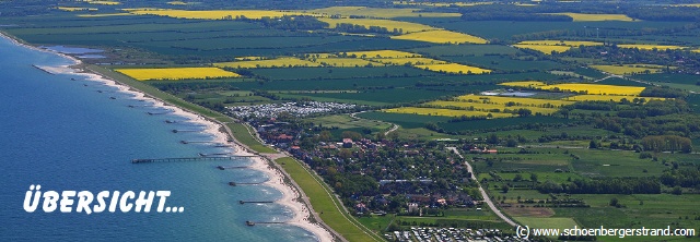 Ferienwohnungen Lageplan und Übersicht Schönberger Strand