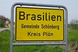 Ortsschild Brasilien